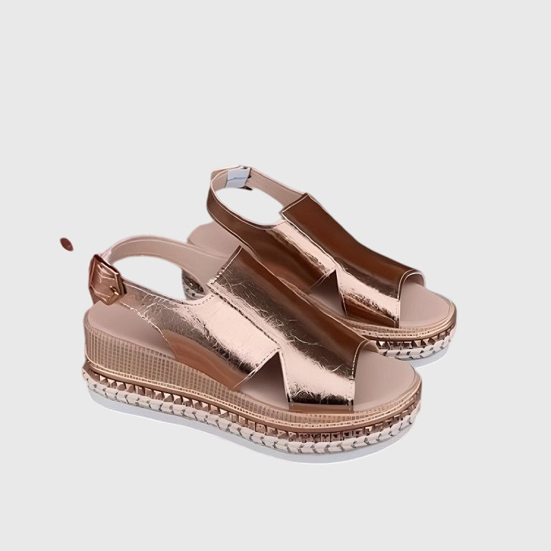 Veronica | Refined T-Strap Sandals