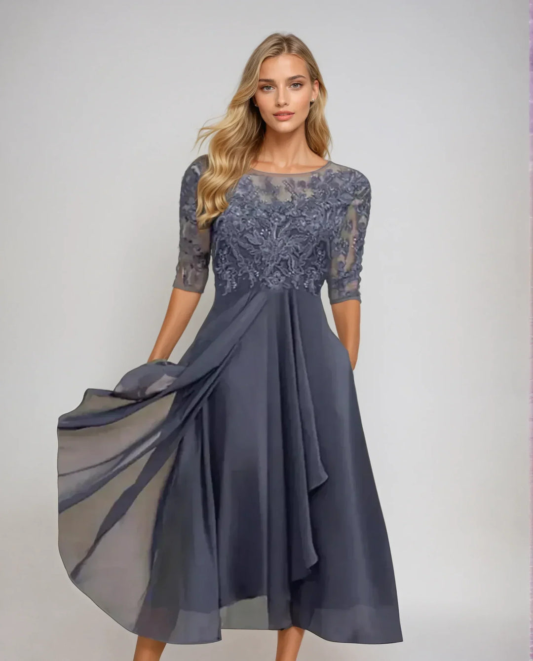 Margherita | Lace Midi Dress