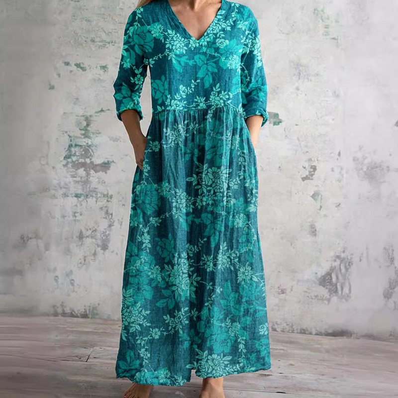 Marie | Breezy Floral Maxi Dress