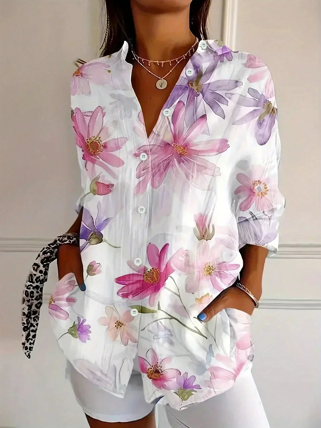 Sadie | Colourful Pattern Blouse