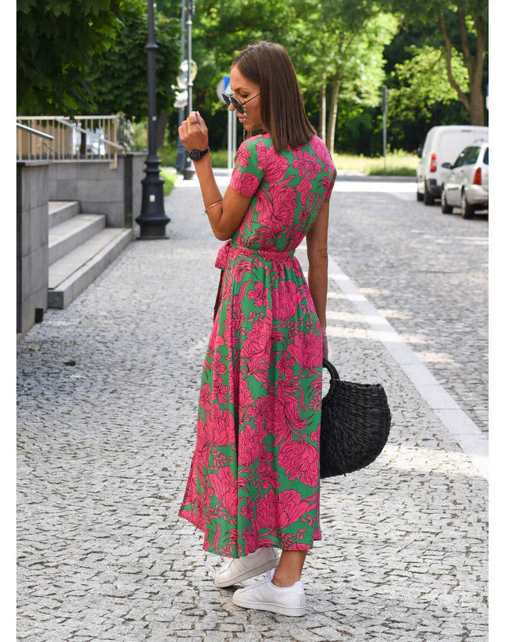 Eva | V-Neck Day Dress