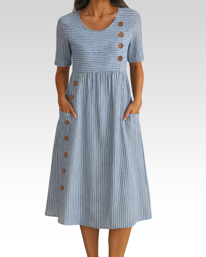 Isolde | Slimming Midi Dress